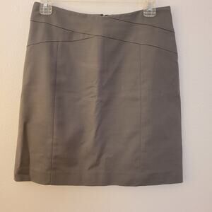 Banana Republic Womens Grey Solid Stretch Skirt Size 4